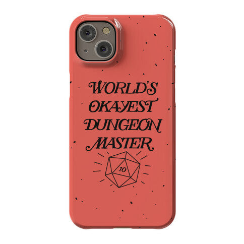 World's Okayest Dungeon Master Phone Case